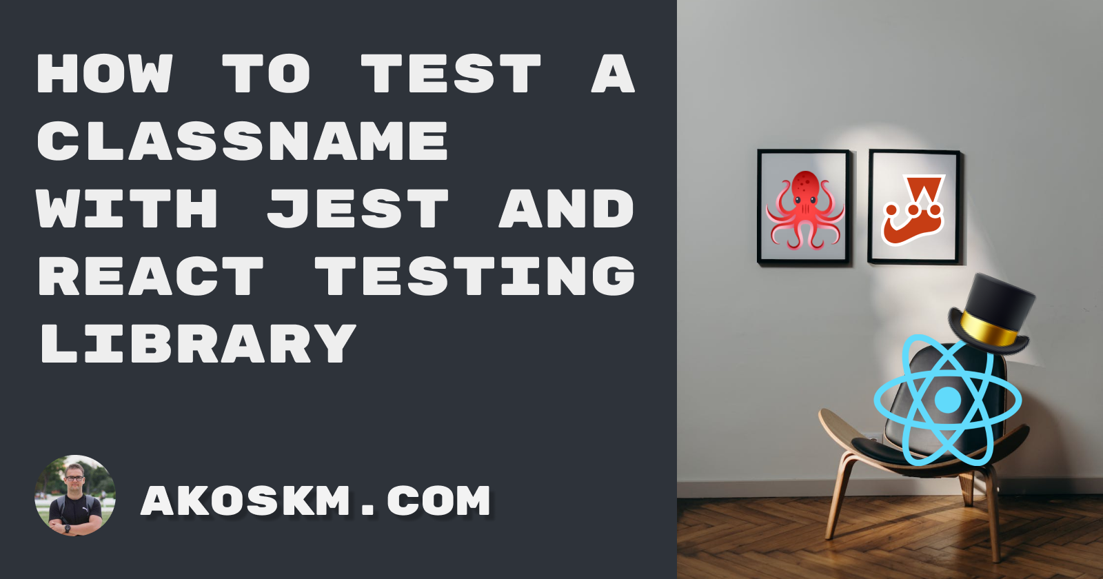 How to test a className with Jest and React testing library