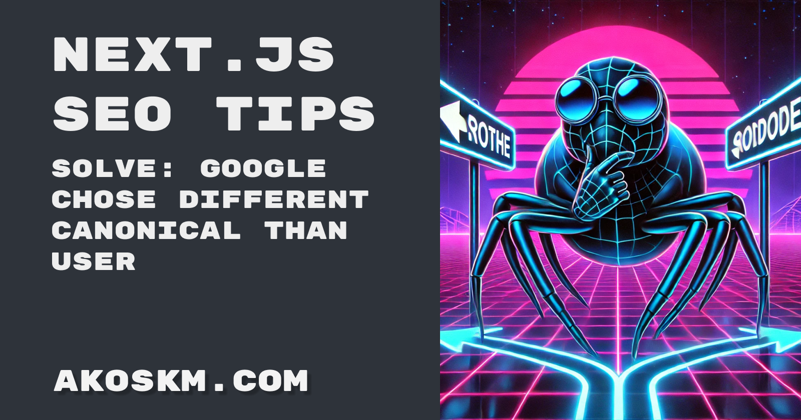 Next.js SEO: How to solve Duplicate, Google chose different canonical than user