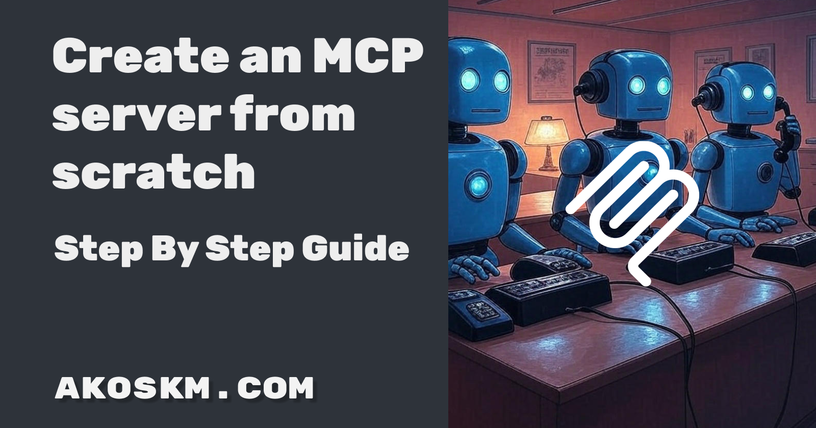 Build an MCP server from scratch