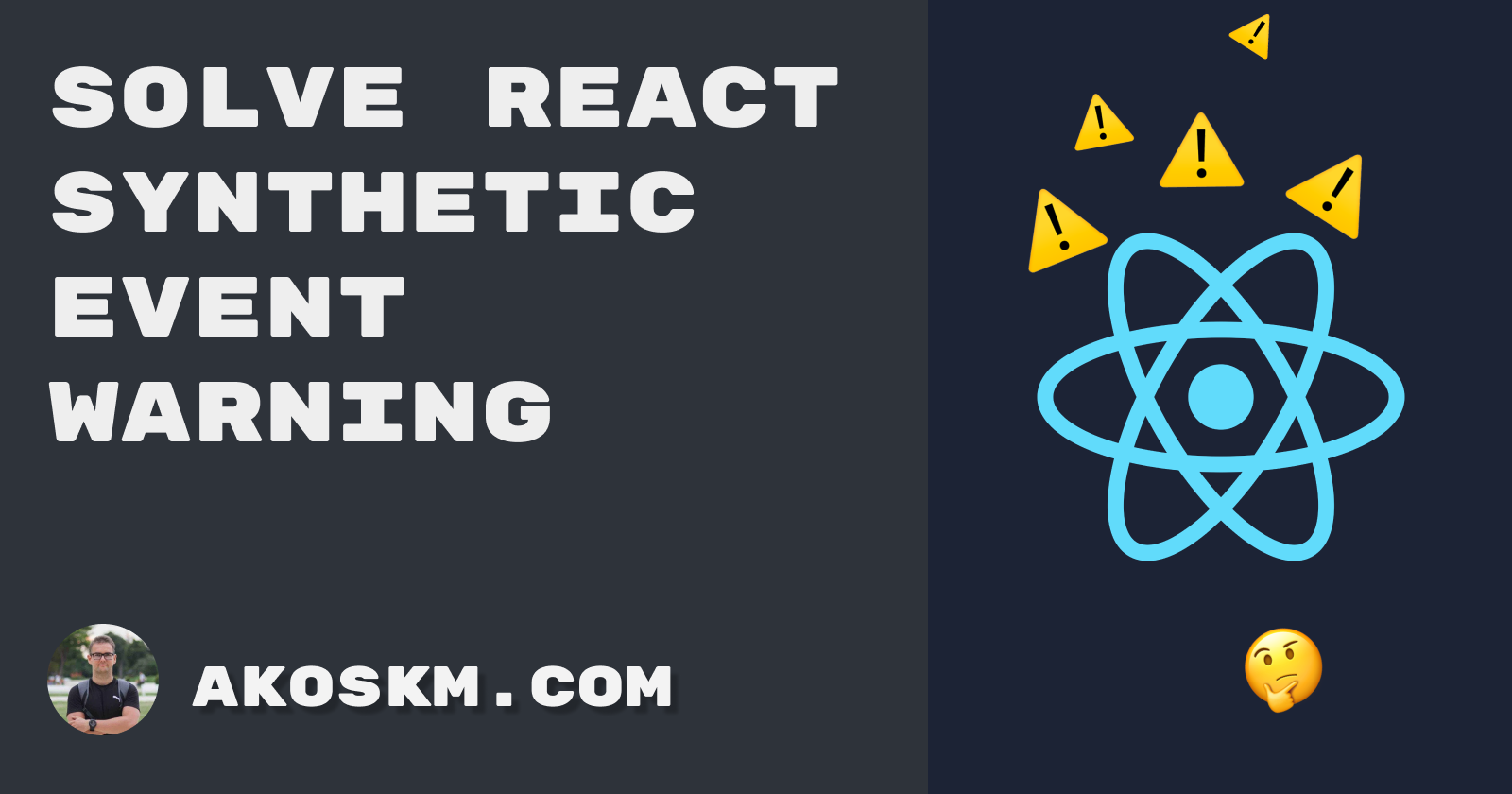 This synthetic event is reused for performance reasons